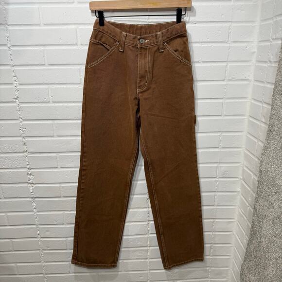 Brandy Melville John Galt EUC Crispina Carpenter Jeans Camel Brown Sz Sml Grunge - Picture 6 of 14